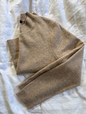French Connection Crewneck Sweater - Tan - MEDIUM